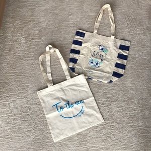Bundle of 2 Canvas Tote Bags